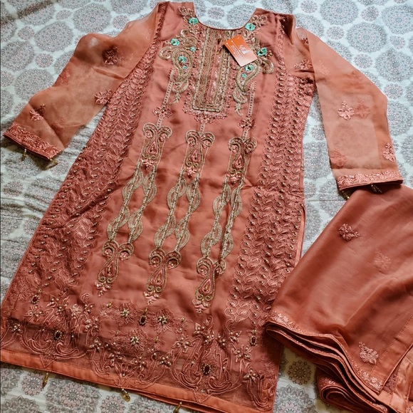 Gorgeous two piece Salwar kameez - Picture 1 of 11